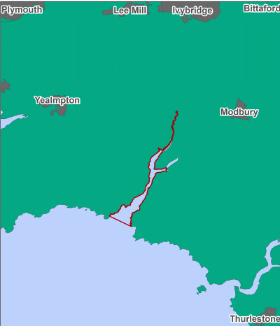 Erme Estuary rMCZ map