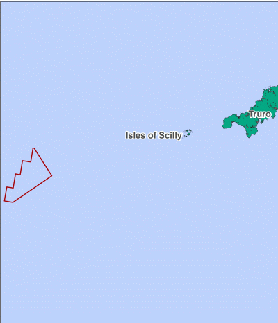 South-West Deeps (West) MCZ map