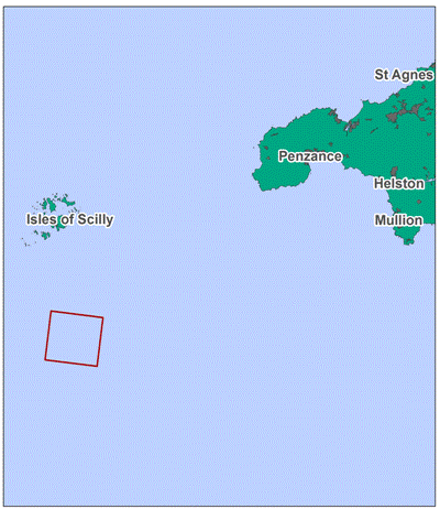 South of the Isles of Scilly rMCZ map