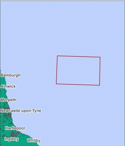 Map location of Swallow Sand MCZ