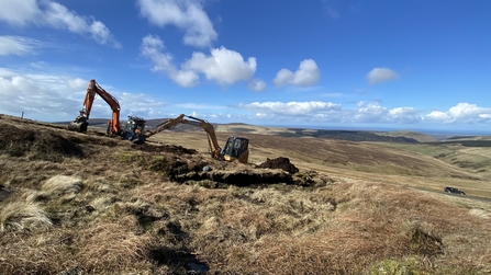 Peat restoration, Isle of Man