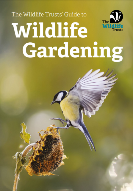 The front cover of our wildlife gardening guide