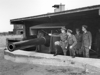 Old military photo at gunners park, now an Essex Wildlife Trust site