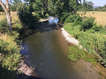River Lugg before damage