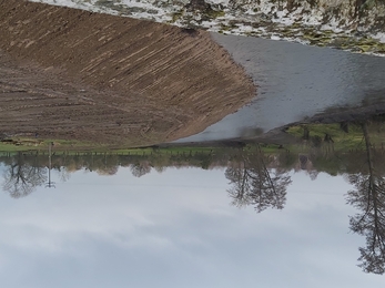 Major damage to River Lugg in Herefordshire 