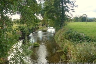 River Lugg before damage