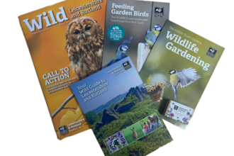 Leicestershire and Rutland Wildlife Trust membership pack