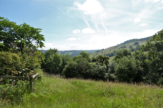 Rose End, meadow In Derbyshire on a sunny day
