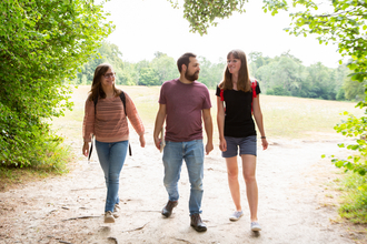 Students at nature reserve - Surrey