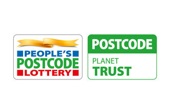 Logos for People's Postcode Lottery and Postcode Planet Trust side by side