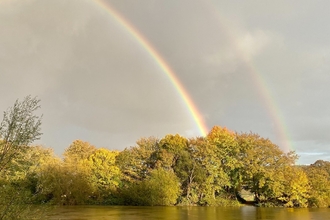 Rainbow at Attenborough Nature Reserve