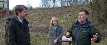 Caroline Corsie, Robin Walker and David Dench by Haley Bowcock