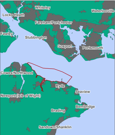 Norris to Ryde MCZ map