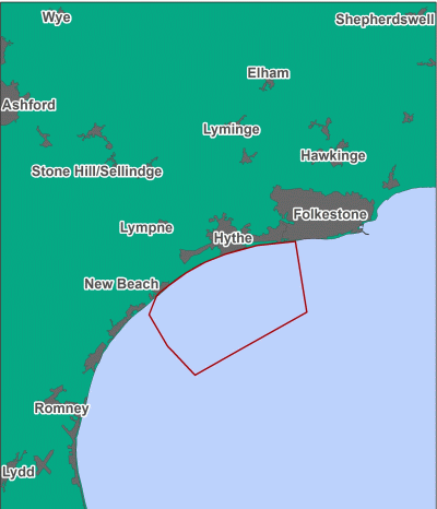 Hythe Bay MCZ map
