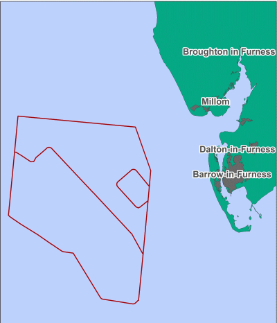 West of Walney MCZ map