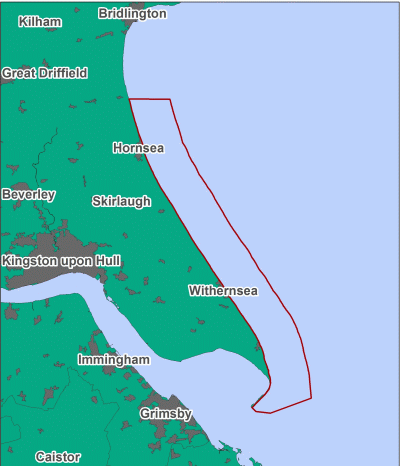 Holderness Inshore MCZ map