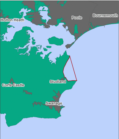 Studland Bay MCZ map