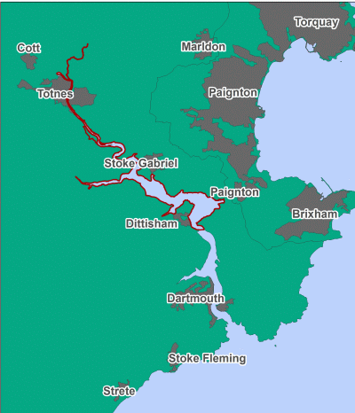 Dart Estuary rMCZ map