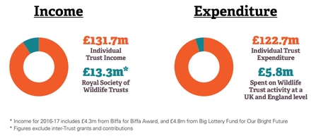 Finances pie chart 2016-17