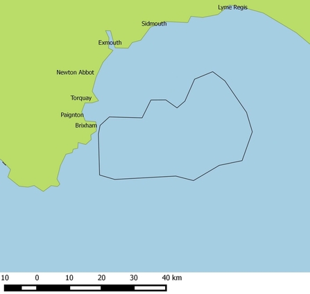 Lyme Bay Deeps MCZ map