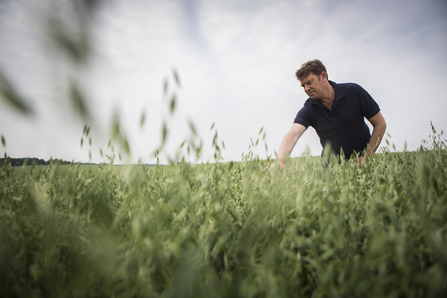 Jordans farmer on farm