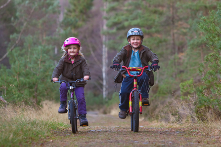 Biking in nature