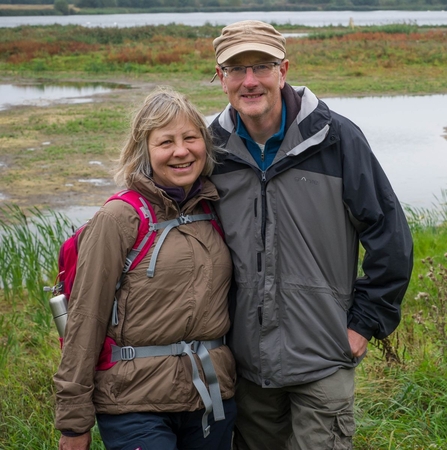 Kathy & Andrew wildlife trust