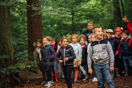 Wild PE lesson with Sheffield and Rotherham Wildlife Trust (Helena Dolby)