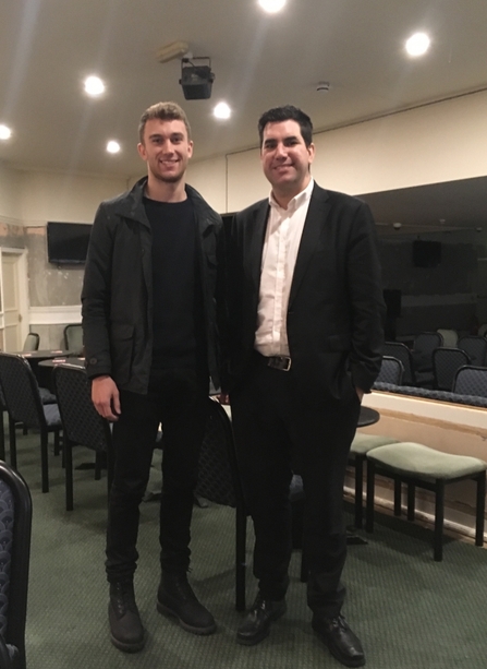 Richard Burgon MP and Matt Snelling