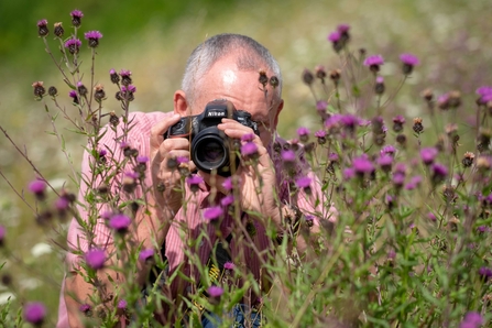 Steven Morris taking photos