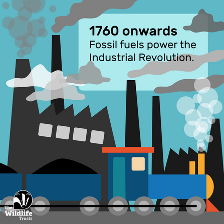 1760 - fossil fuels power the Industrial Revolution
