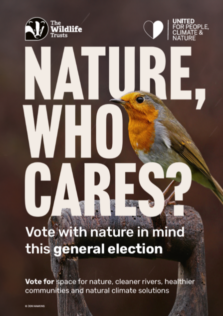 Nature, who cares? Robin poster