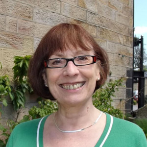 Pam Warhurst smiling