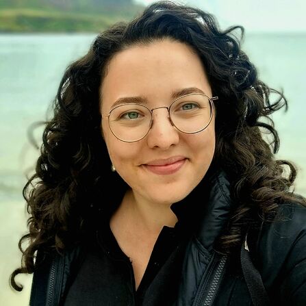 Bethan Laughlin smiles at the camera