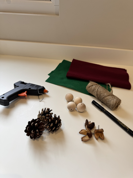 What you will need to make pinecone pixies