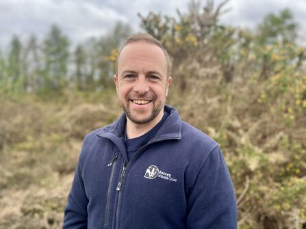 James Herd smiling outside