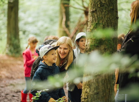 Children at the wildlife trusts