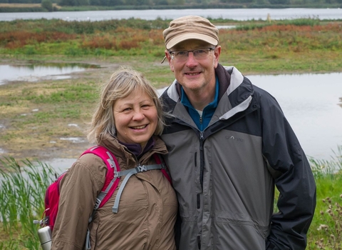 Kathy & Andrew wildlife trust